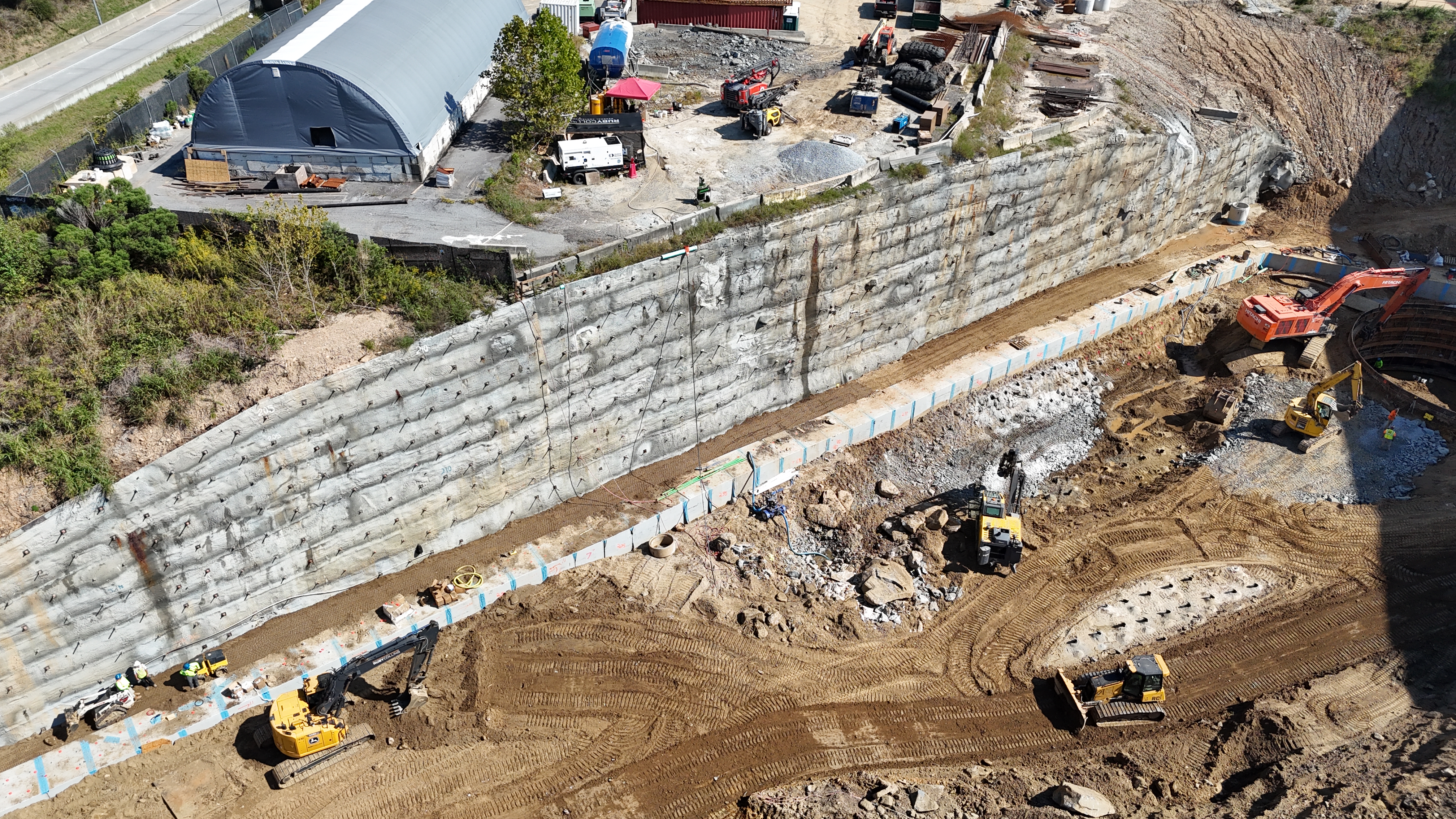 North Fork storage tank interior
